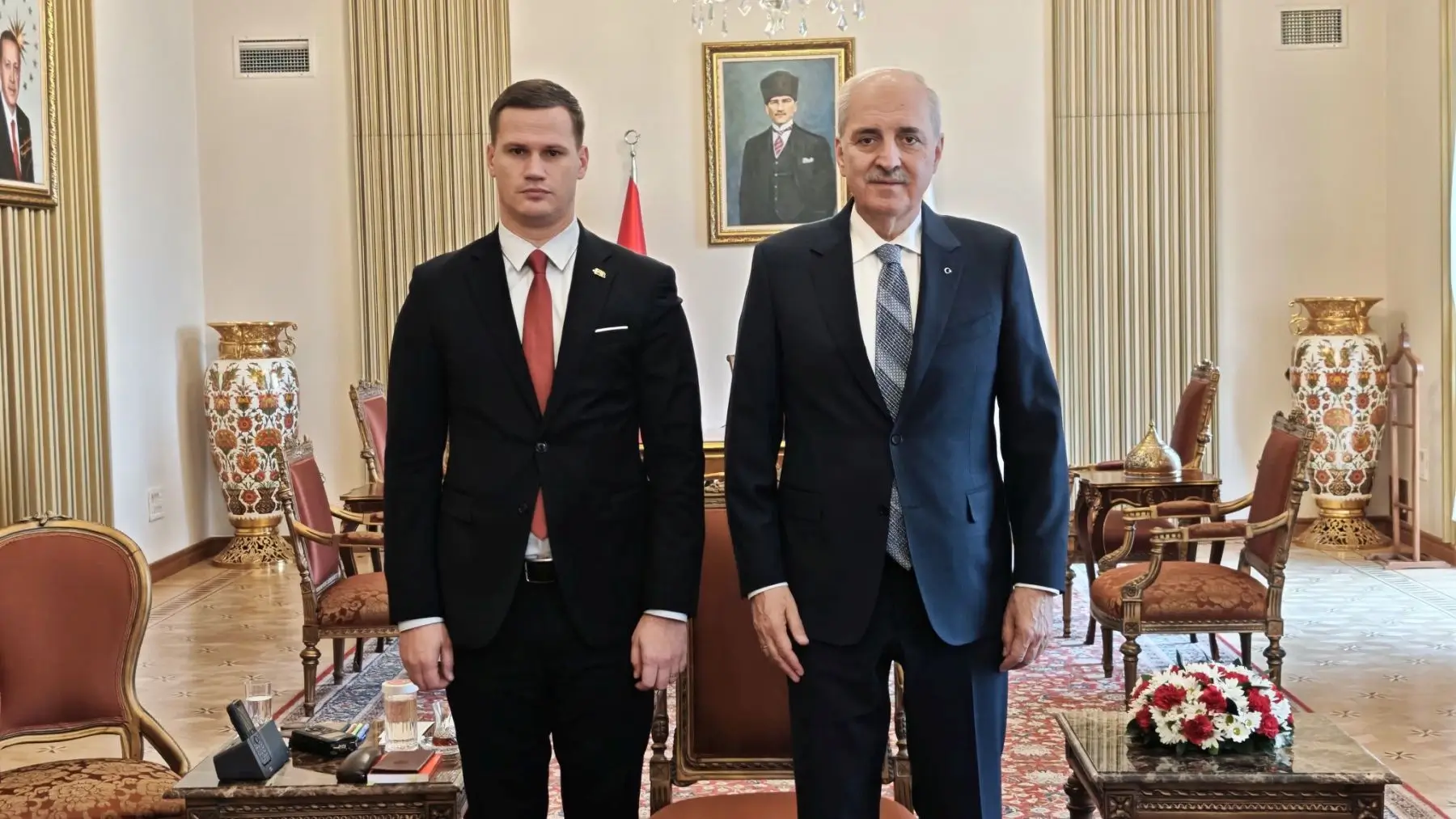 Predsjednik Velike narodne skupštine Turske ugostio premijera Halilagića i delegaciju TK